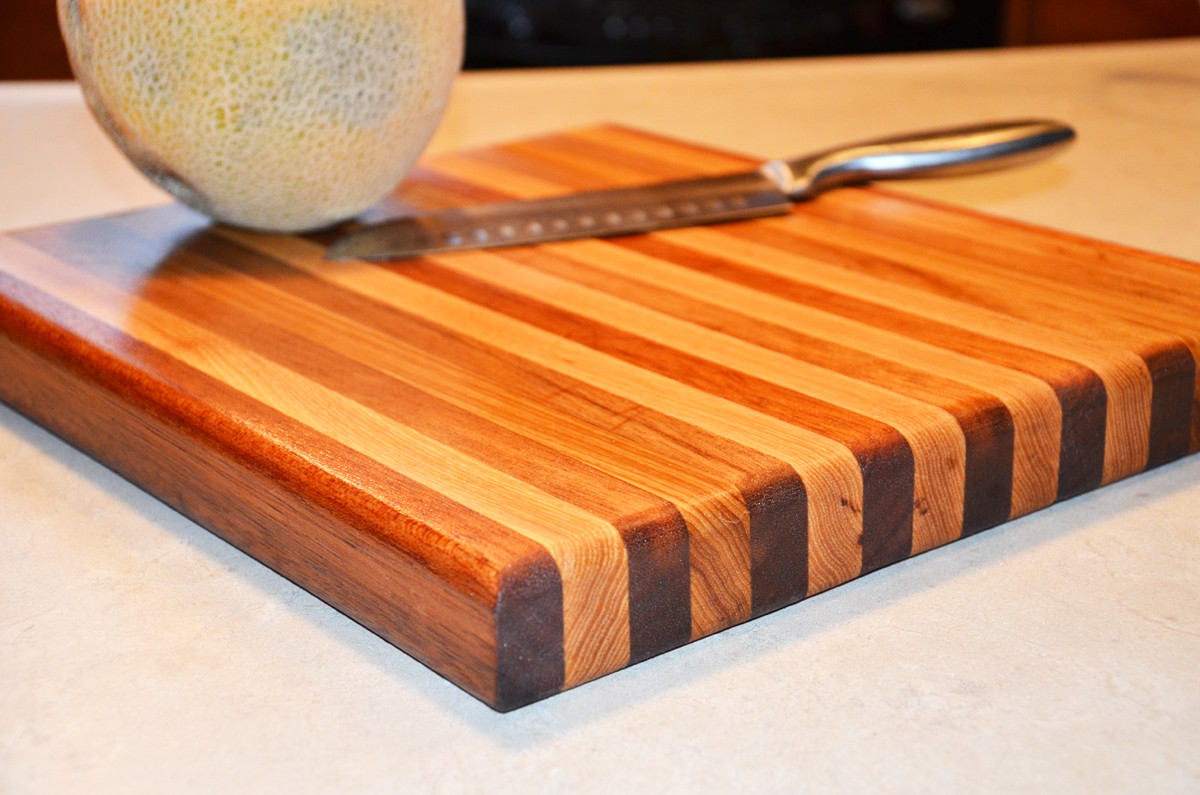 DIY Wooden Cutting Board
 DIY Butcher Block Cutting Board Tutorial
