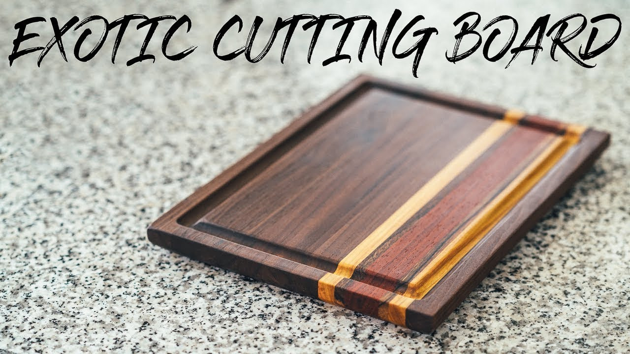 DIY Wooden Cutting Board
 DIY Cutting Board From Exotic Wood How To Woodworking