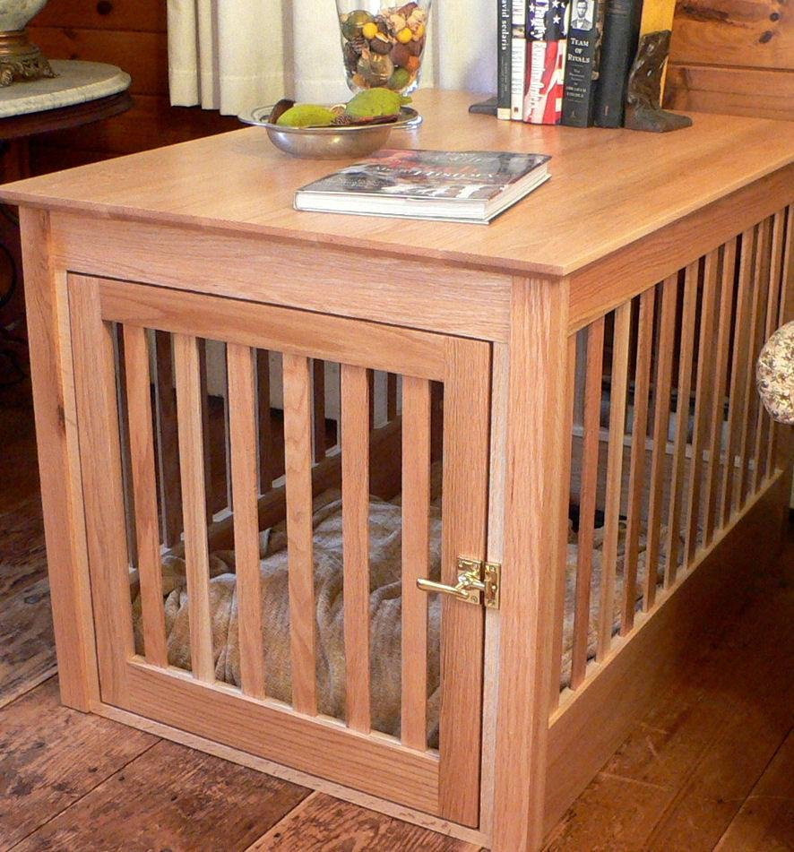 DIY Wooden Dog Crates
 Build Plans Dog Crate End Table – Loccie Better Homes
