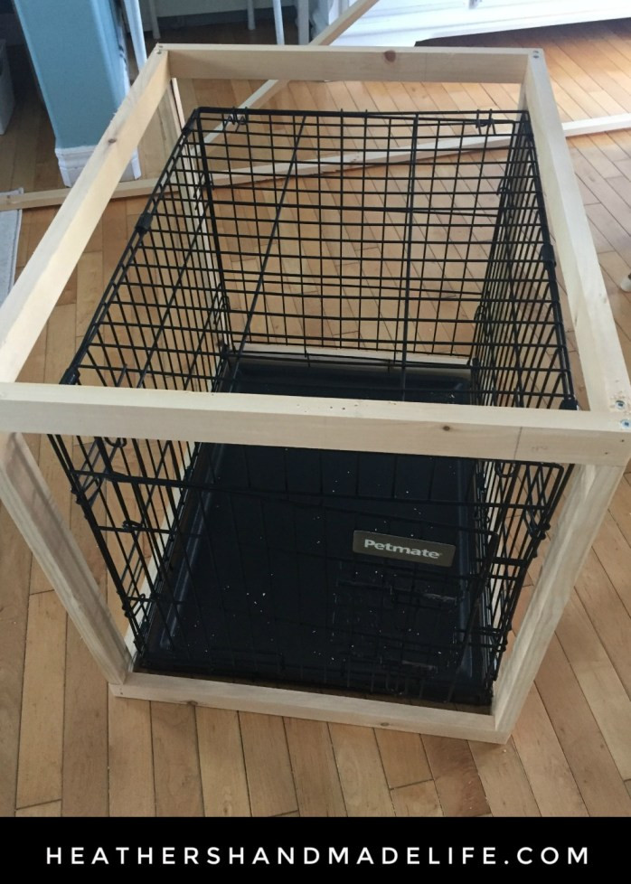 DIY Wooden Dog Crates
 DIY dog crate cover
