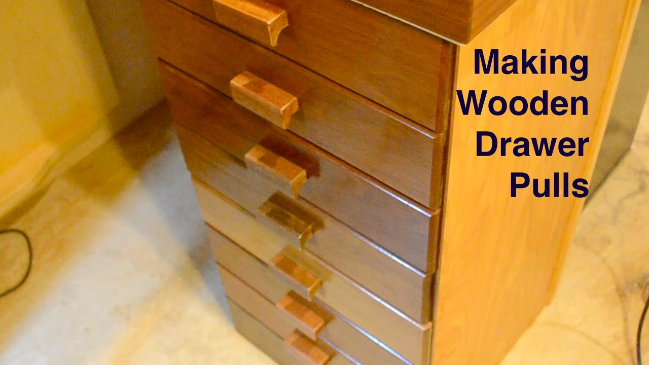 DIY Wooden Drawer Pulls
 Making Wooden Drawer Pulls