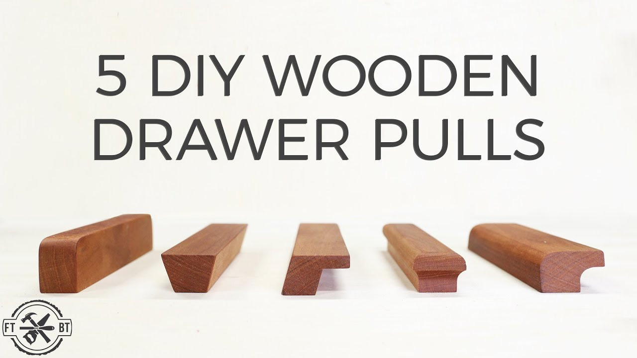 DIY Wooden Drawer Pulls
 5 DIY Wooden Drawer Pulls