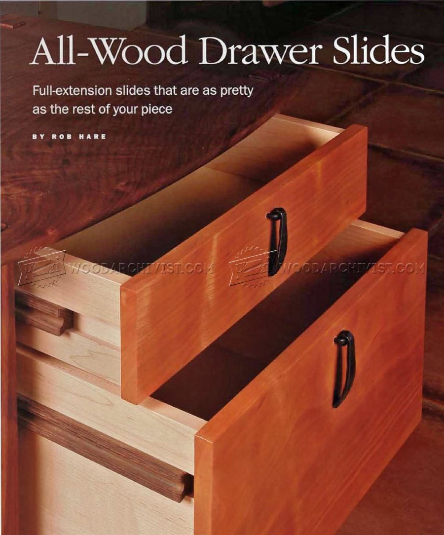 DIY Wooden Drawer Slides
 DIY Wooden Drawer Slides
