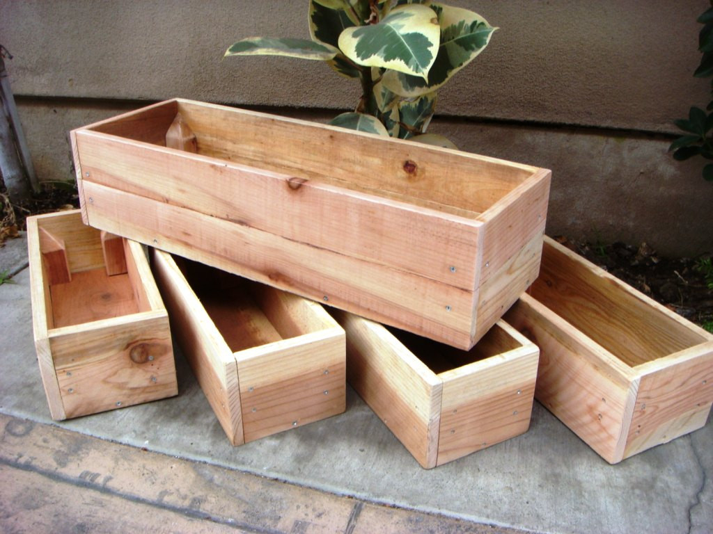 DIY Wooden Flower Pots
 70 DIY Planter Box Ideas Modern Concrete Hanging Pot