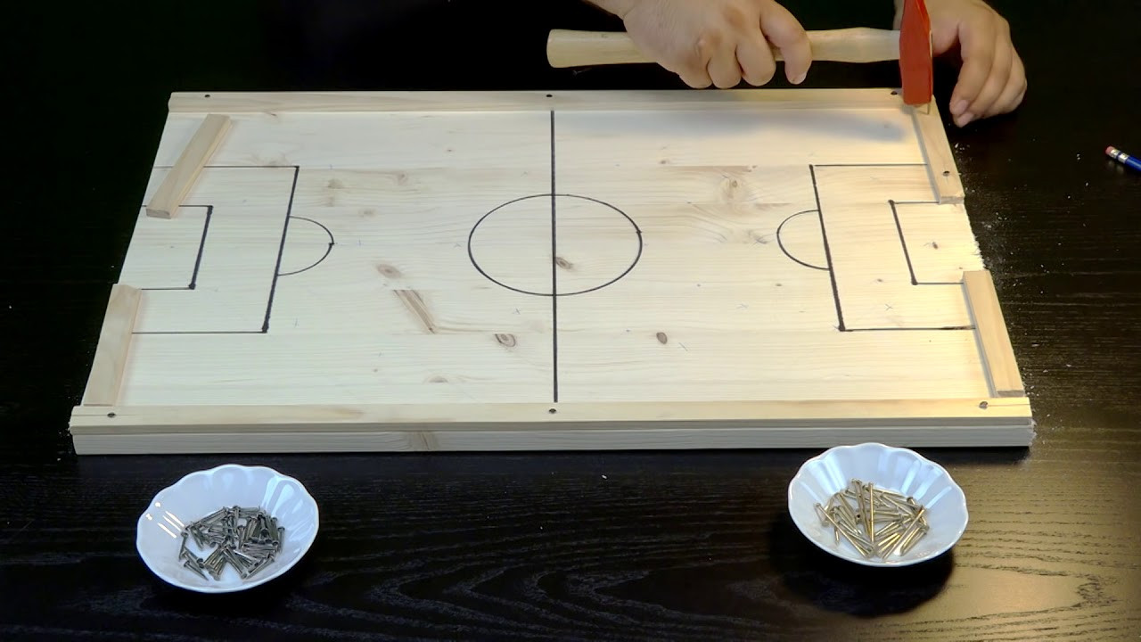 DIY Wooden Games
 How to make your own Wooden Soccer Board Game