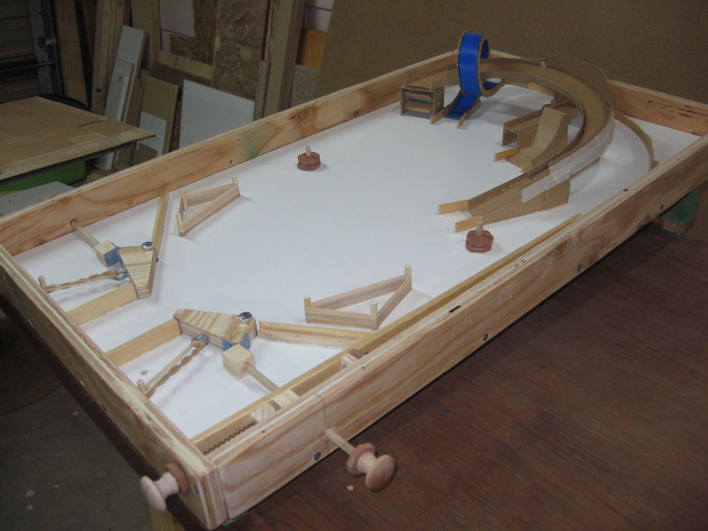 DIY Wooden Games
 Tabletop Pinball 8 Steps with