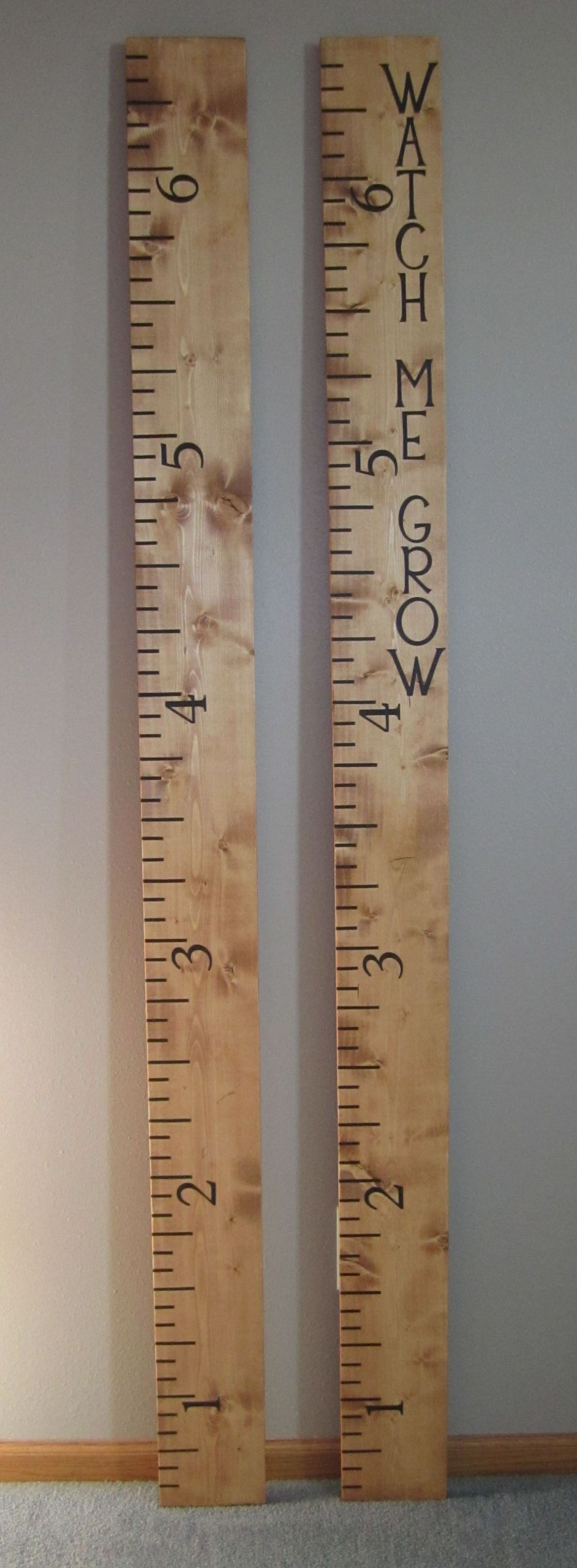 DIY Wooden Growth Chart
 Wooden Growth Chart DIY t and craft ideas