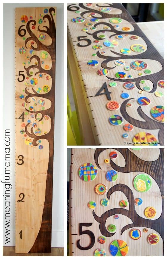 DIY Wooden Growth Chart
 DIY Wooden Tree Growth Chart