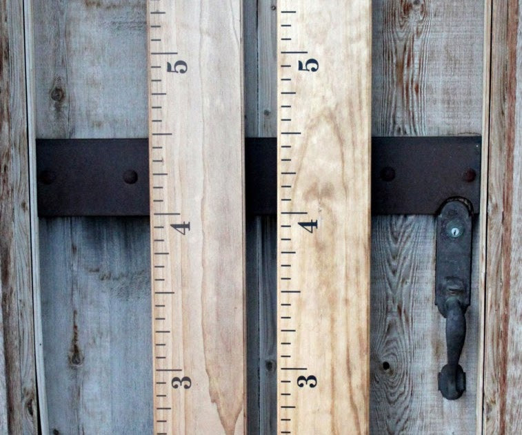 DIY Wooden Growth Chart
 Our DIY wooden growth chart