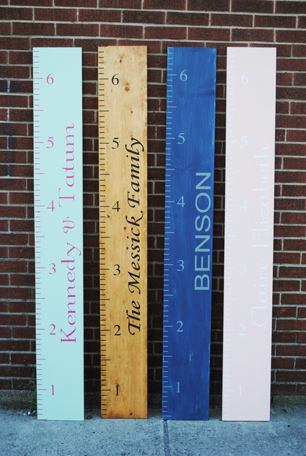 DIY Wooden Growth Chart
 DIY Wooden Growth Chart Tutorial Classy Clutter