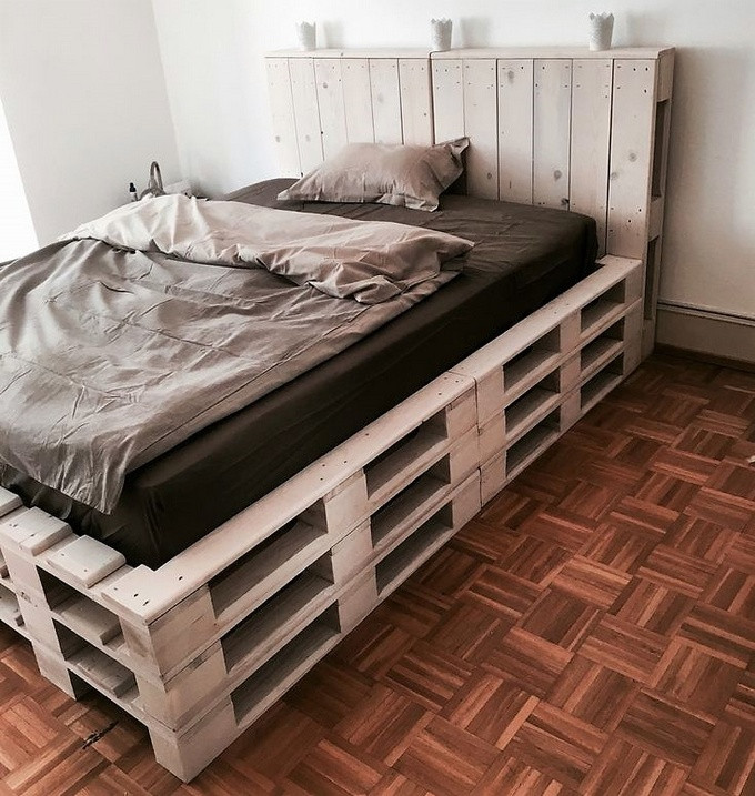 DIY Wooden Pallet Bed
 DIY Ideas for Wood Pallet Beds