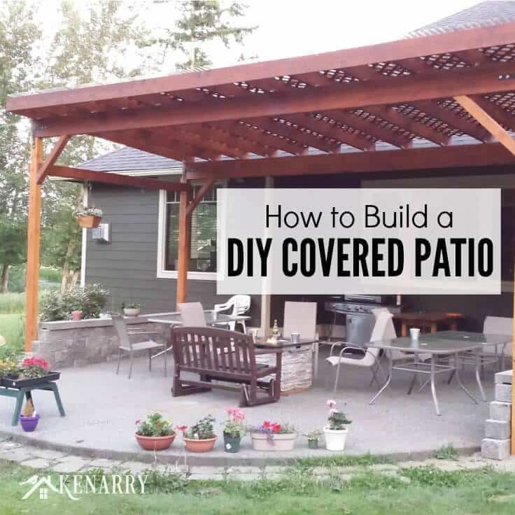 DIY Wooden Patio
 How to Build a DIY Covered Patio