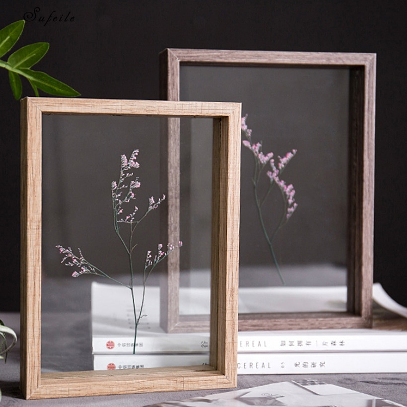 DIY Wooden Photo Frame
 Aliexpress Buy SUFEILE HD glass specimen photo frame