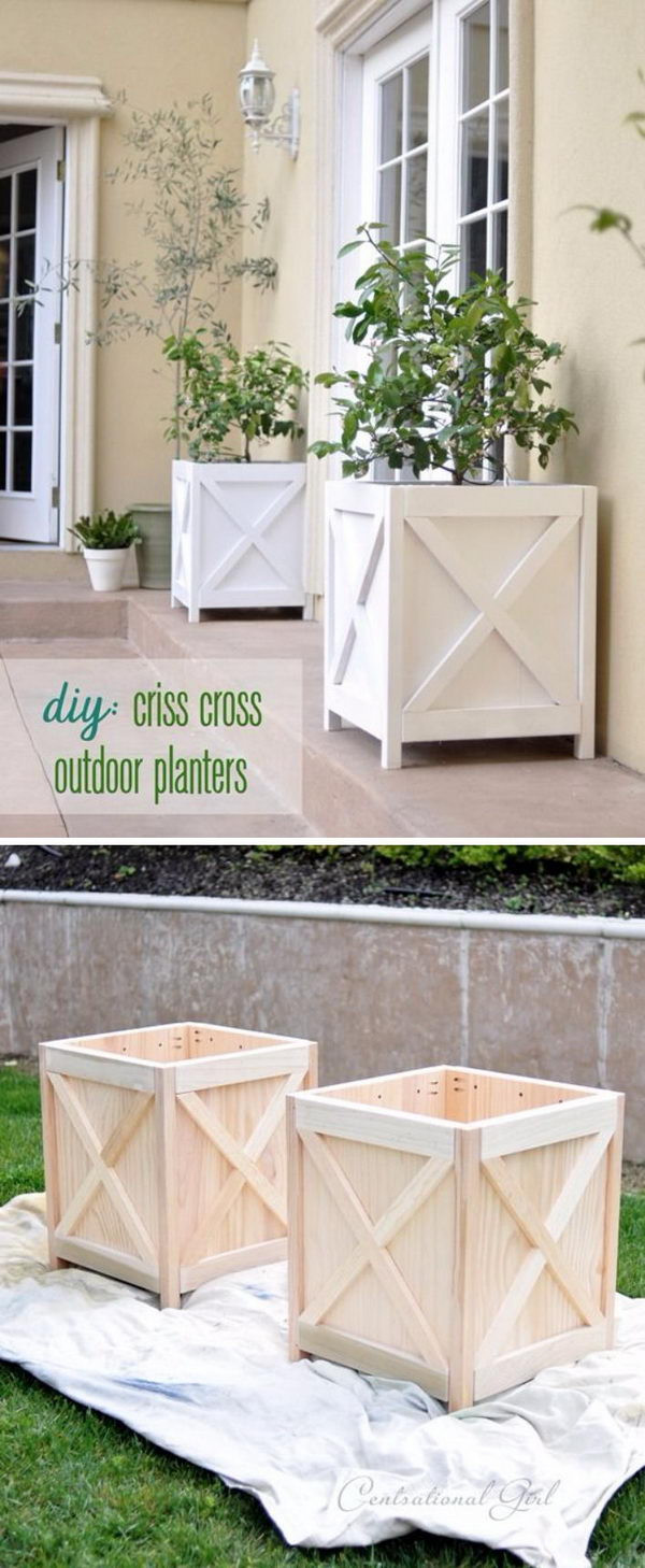 DIY Wooden Planter Box
 30 Creative DIY Wood and Pallet Planter Boxes To Style Up