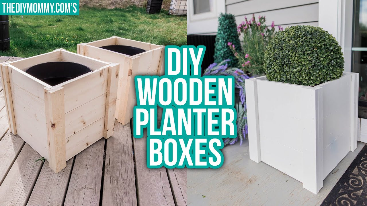 DIY Wooden Planter Box
 DIY WOODEN PLANTER BOX