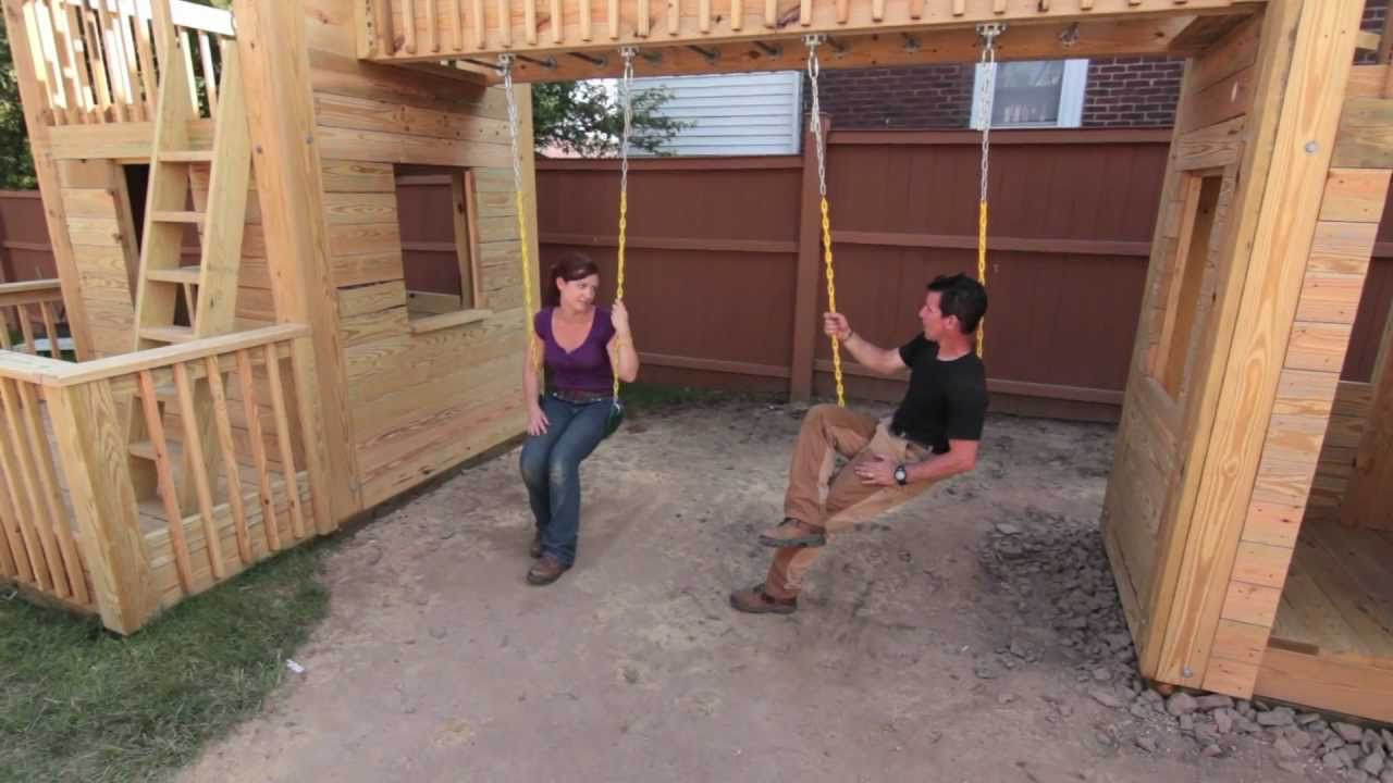 DIY Wooden Playset
 How to build a serious backyard wood playset