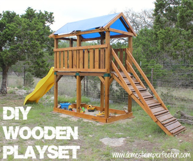 DIY Wooden Playset
 playset plans free