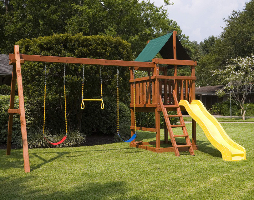 DIY Wooden Playset
 Do it Yourself Wooden Playset and Swingset Plans