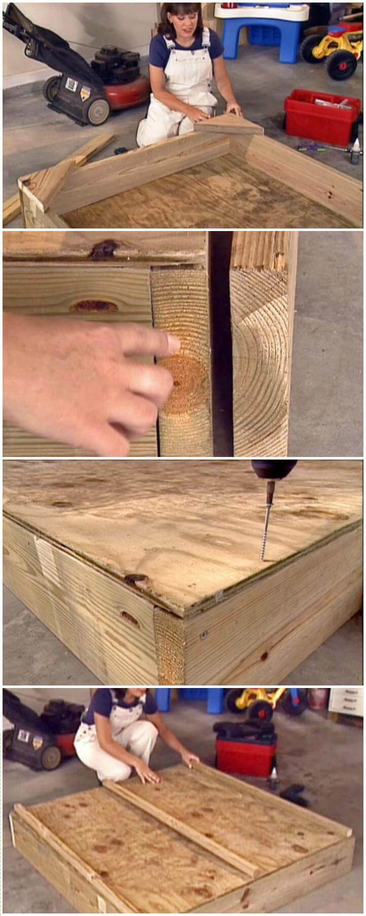 DIY Wooden Sandbox
 60 DIY Sandbox Ideas and Projects for Kids Page 10 of