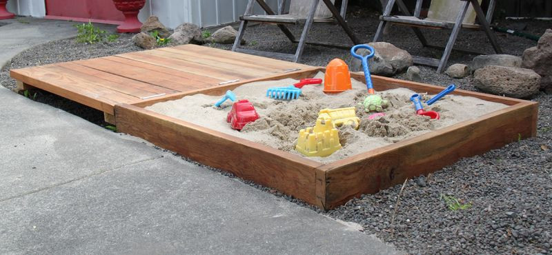 DIY Wooden Sandbox
 How to Build a Sandbox 17 DIY Plans
