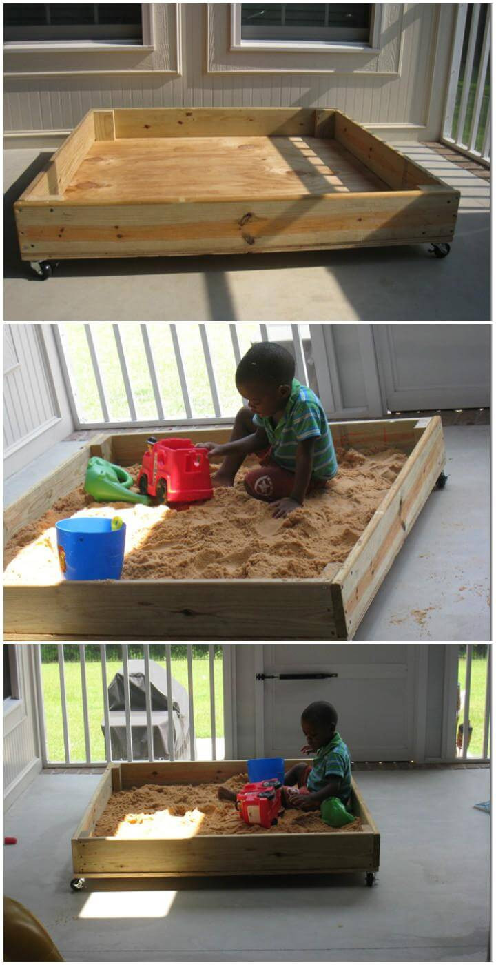 DIY Wooden Sandbox
 60 DIY Sandbox Ideas and Projects for Kids Page 7 of 10
