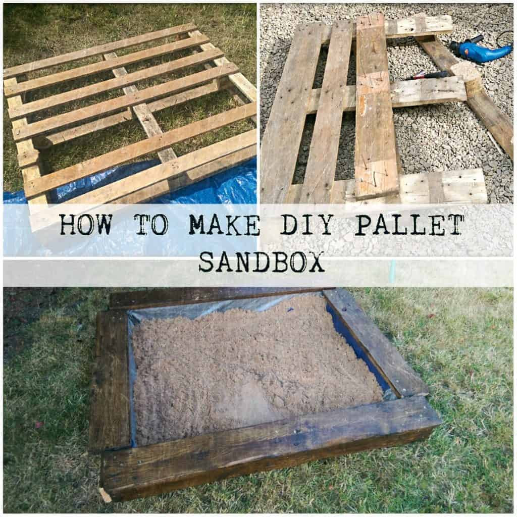 DIY Wooden Sandbox
 DiY Pallet Sandbox