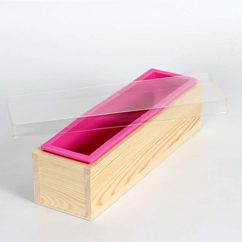 DIY Wooden Soap Mold
 Silicone Soap Mold with Wood Box DIY Handmade Loaf Mould