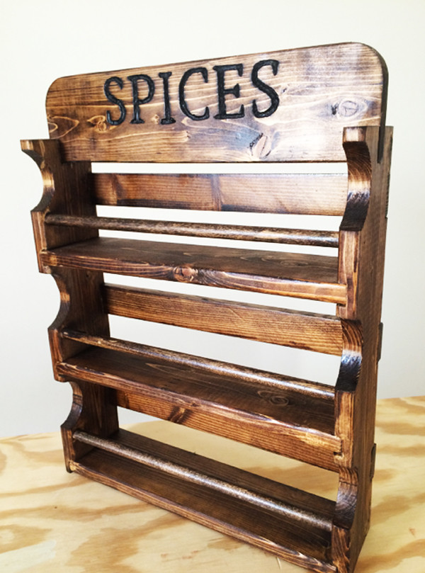 DIY Wooden Spice Rack
 DIY Spice Rack MyOutdoorPlans