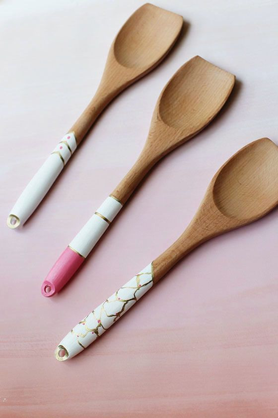 DIY Wooden Spoon
 DIY Hand Painted Wooden Spoons