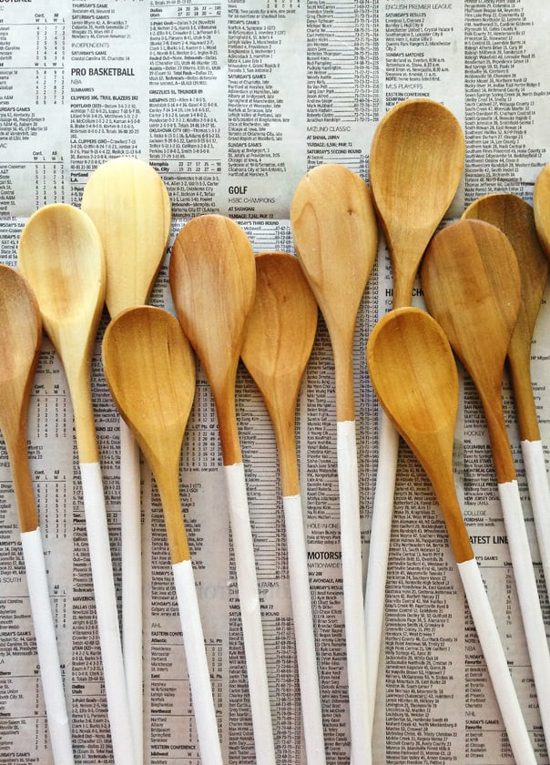 DIY Wooden Spoon
 DIY Painted Wooden Spoons Feast West