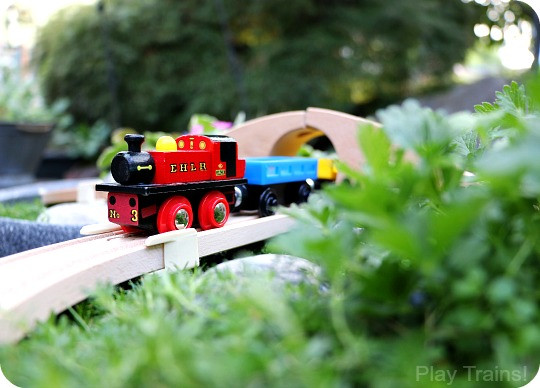 DIY Wooden Trains
 DIY Outdoor Train Table a Wooden Train Garden Railway