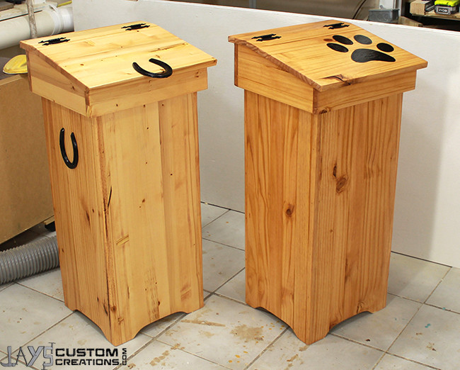 DIY Wooden Trash Can
 How To Make A Wooden Trash Can