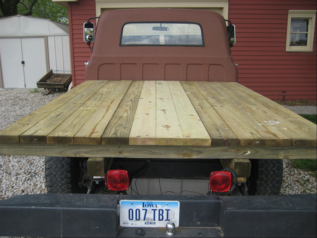 DIY Wooden Truck Bed
 Build Plans How To Build A Wooden Flatbed For A Pickup
