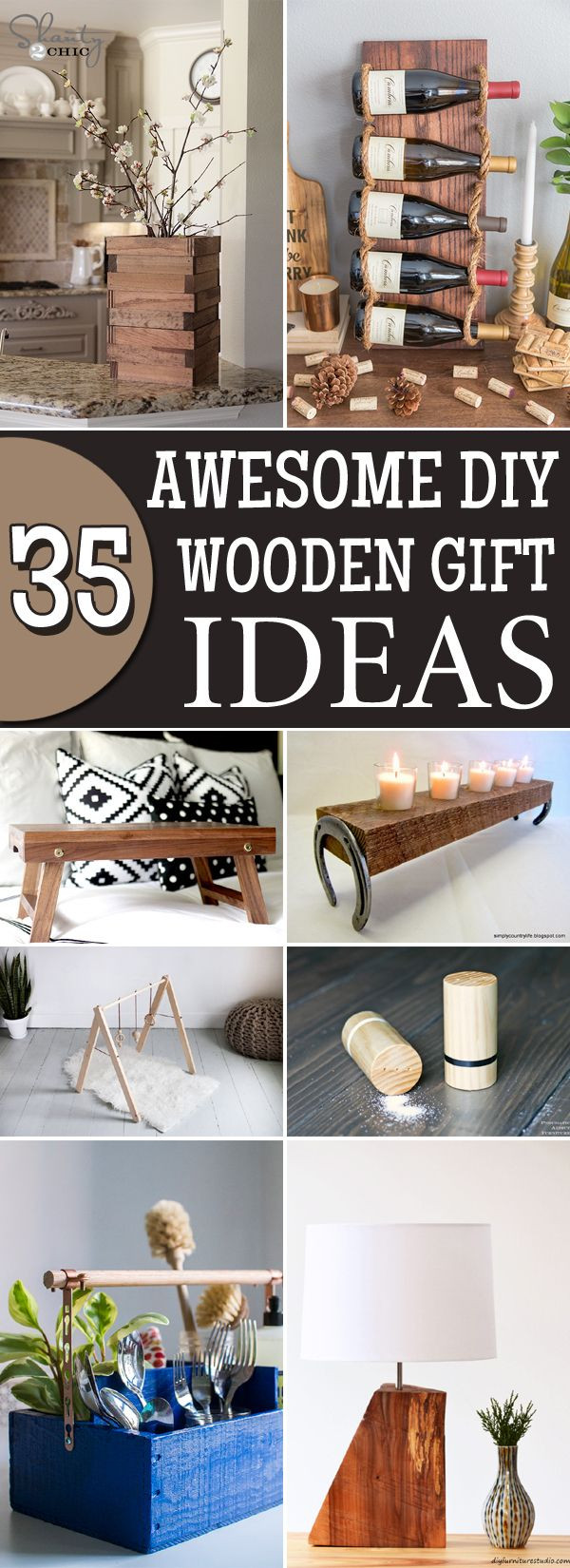 DIY Woodworking Christmas Gifts
 35 Simple Gifts You Can Make From Wood