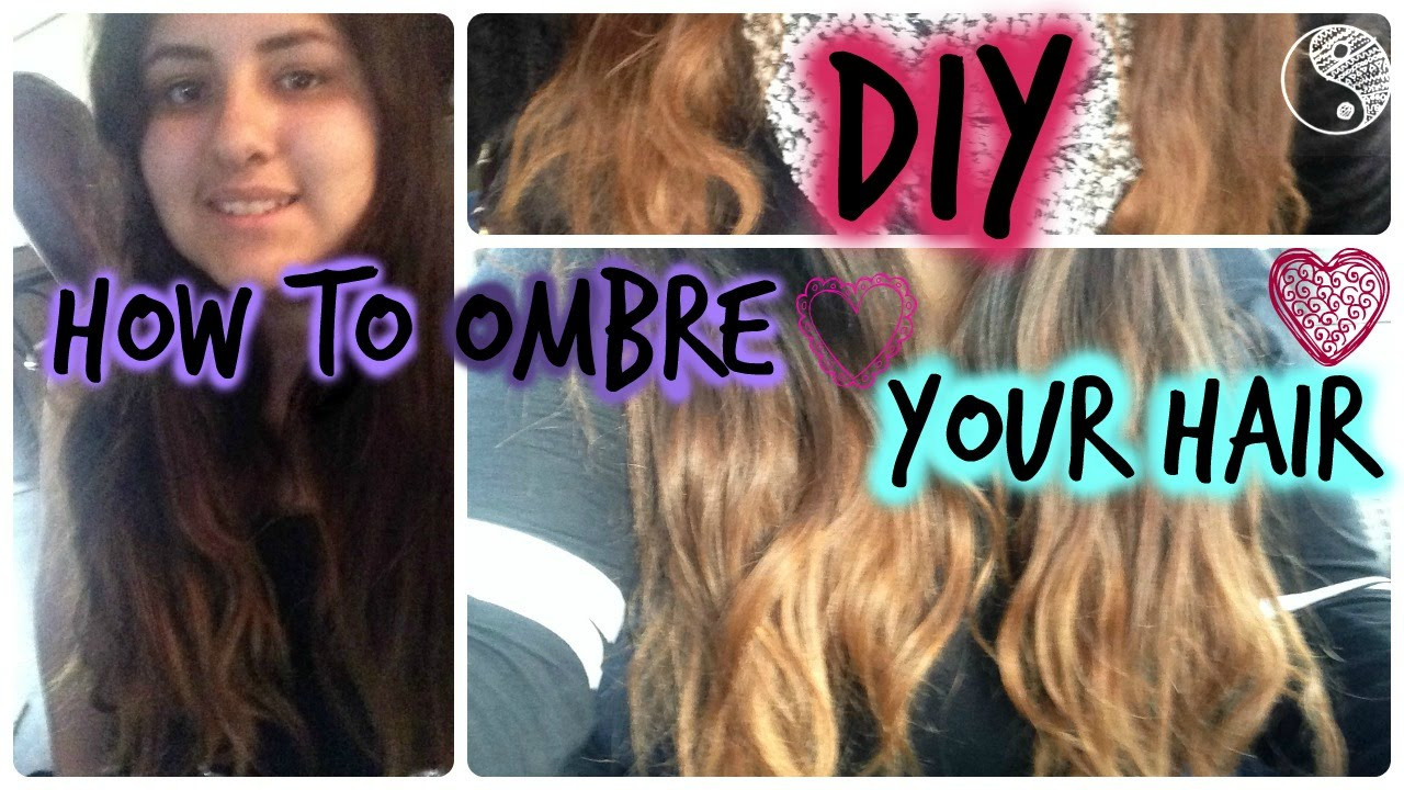 DIY Your Hair
 DIY How to ombre your Hair at home