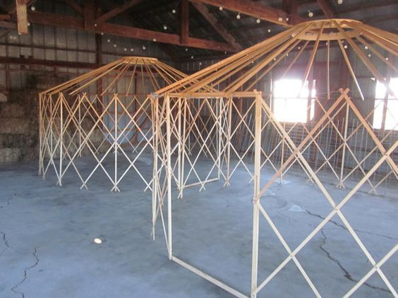 DIY Yurt Plans
 16 Camping Yurt Frame Kit DIY by Clean Air Yurts by