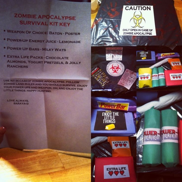 DIY Zombie Survival Kit
 DIY Zombie Survival Kit t Brad Pinterest