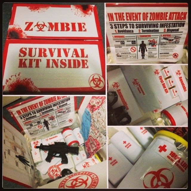 DIY Zombie Survival Kit
 20 best Zombie survival kit images on Pinterest