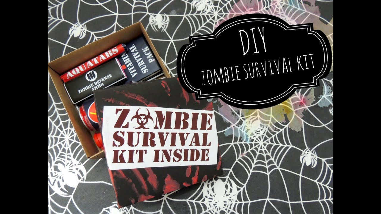 DIY Zombie Survival Kit
 Especial Halloween