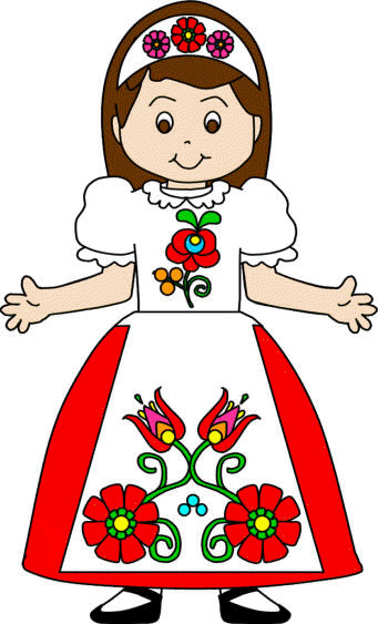 Dltk Crafts For Kids
 Hungarian Folk Dress Paper Craft