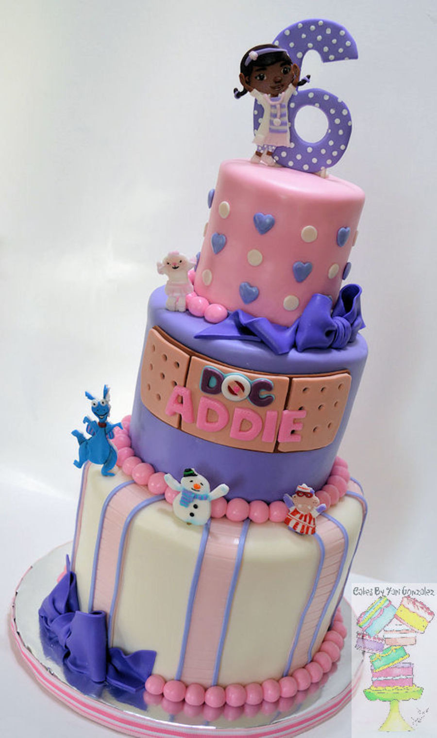 Doc Mcstuffin Birthday Cakes
 Doc Mcstuffins Theme Birthday Cake CakeCentral