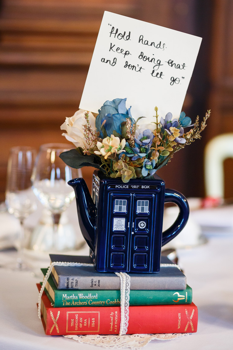 Doctor Who Wedding Guest Book
 Vintage Inspired Doctor Who Wedding