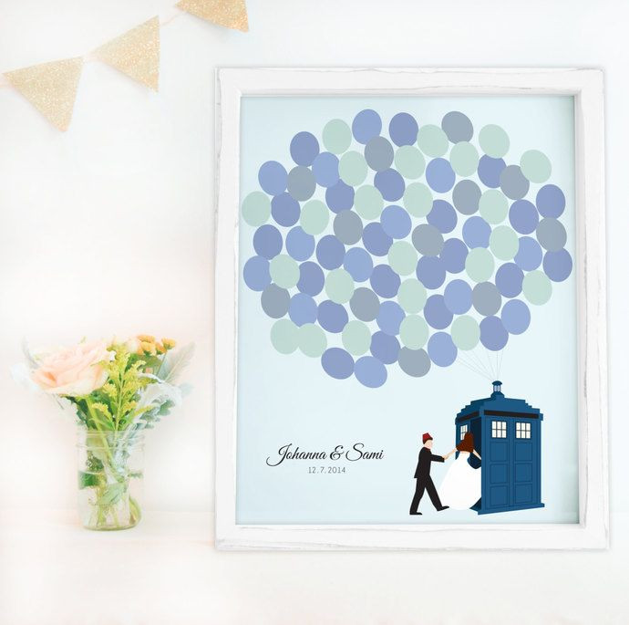 Doctor Who Wedding Guest Book
 Doctor Who Tardis Wedding Guest Book by MissDesignBerry on