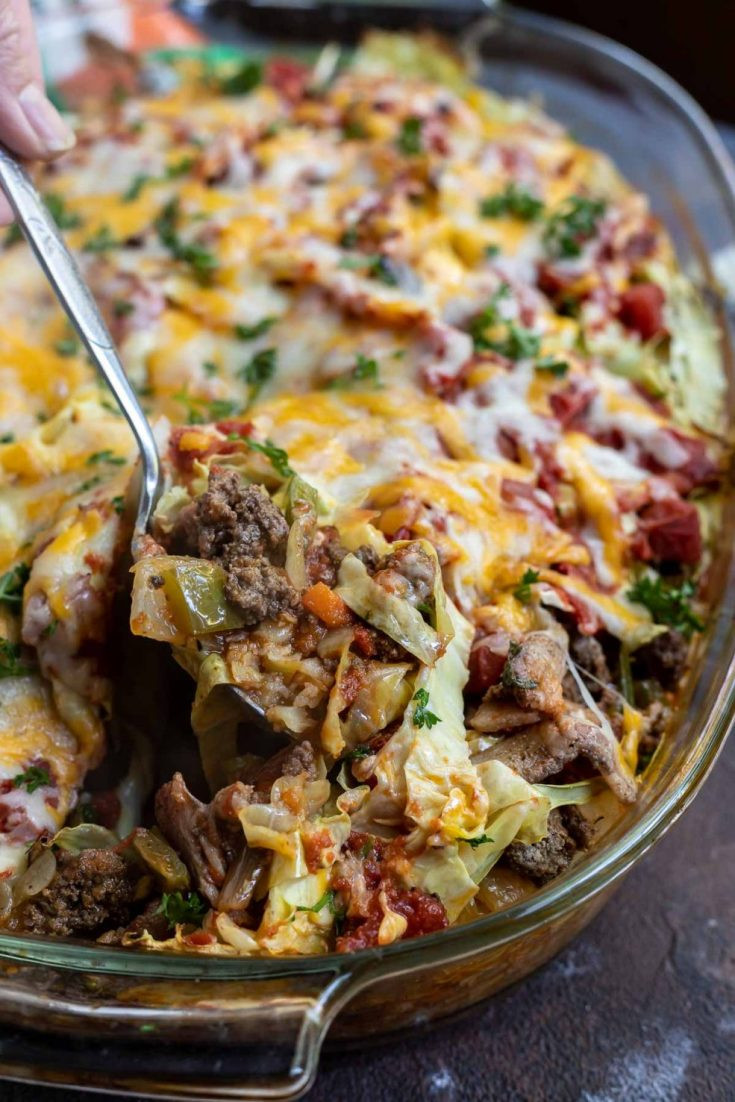 Does Cabbage Have Fiber
 LOW CARB CABBAGE ROLL CASSEROLE WonkyWonderful