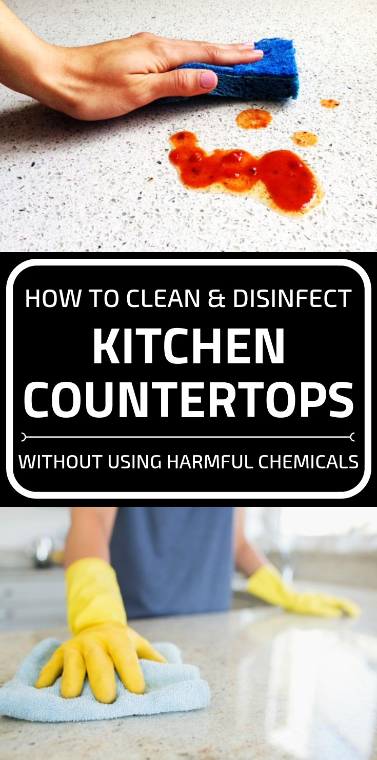 Does Vinegar Disinfect Kitchen Counters
 How To Clean And Disinfect The Kitchen Countertops Without