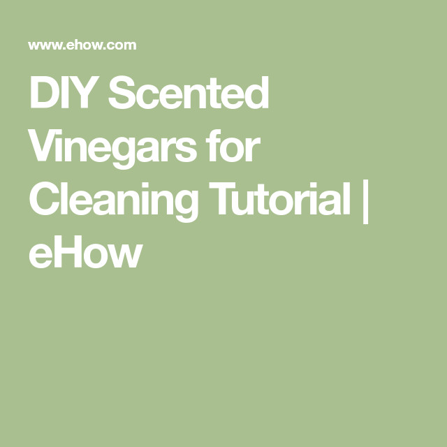 Does Vinegar Disinfect Kitchen Counters
 DIY Scented Vinegars for Cleaning Tutorial