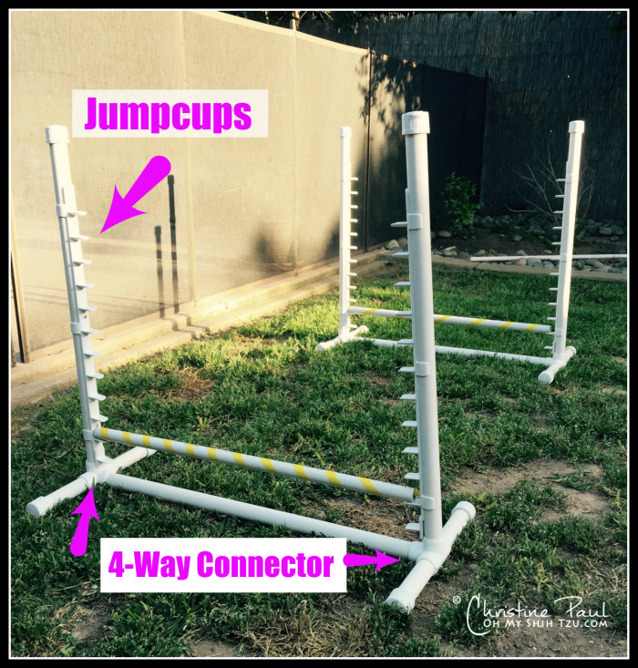 Dog Agility Jumps DIY
 Backyard Agility Equipment Oh My Shih Tzu