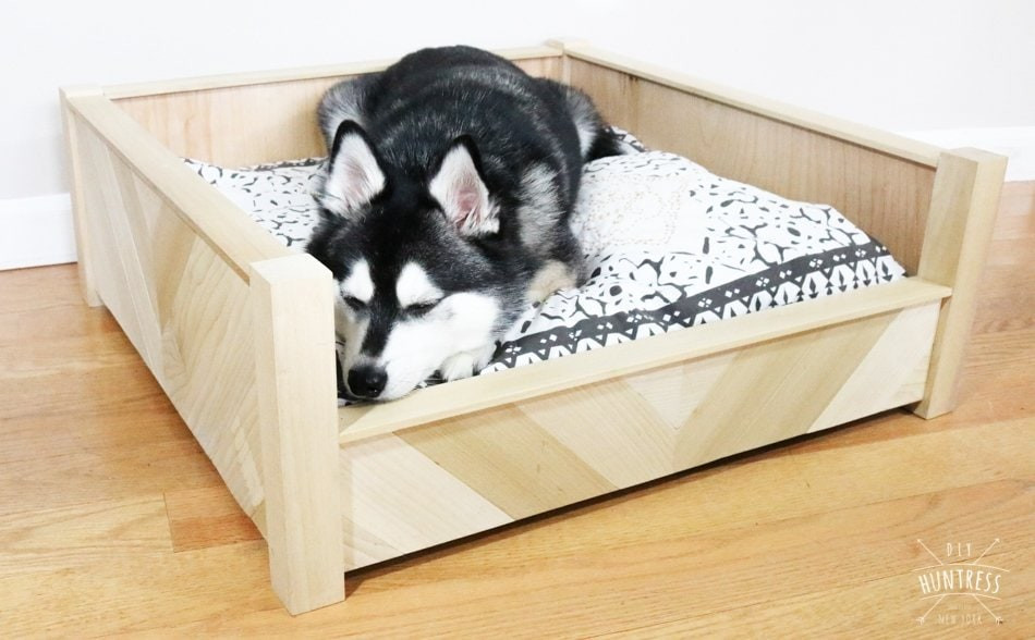 Dog Bed DIY
 DIY Custom Wooden Dog Bed DIY Huntress