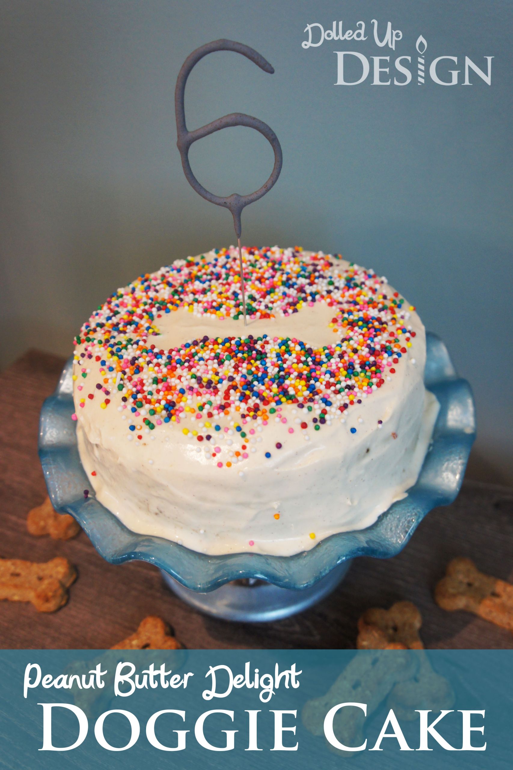 Dog Birthday Cake Recipe Without Peanut Butter
 Peanut Butter Delight Doggie Birthday Cake