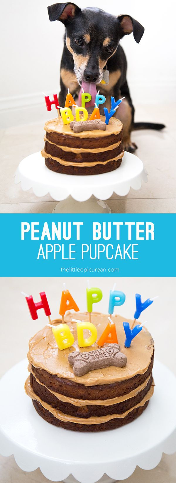 Dog Birthday Cake Recipe Without Peanut Butter
 Peanut Butter Apple Pupcake Recipe